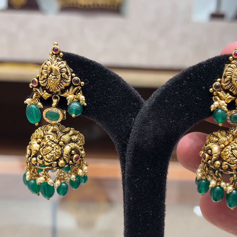 Chennai Shopping Mall 20.88gms EARRINGS 22K Yellow Gold