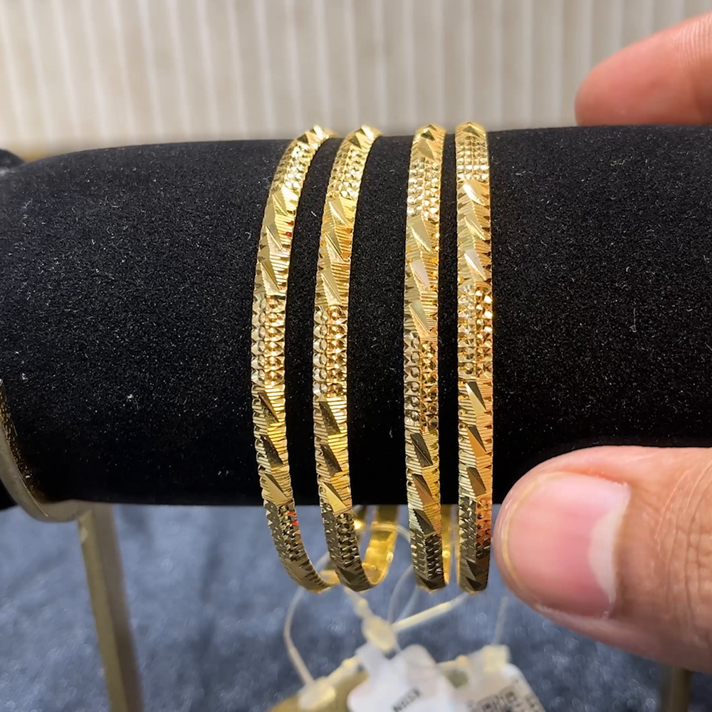 Kriya Jewellers 22.065gms BANGLES 22K Yellow Gold