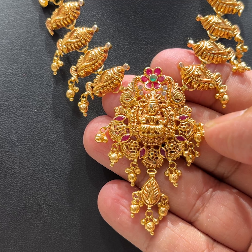 Chennai Shopping Mall 17.45gms NECKLACE 22K Antique