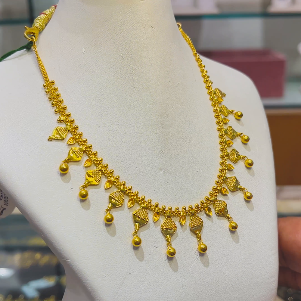 Anu Jewellers 9.046gms NECKLACE 22K Yellow Gold