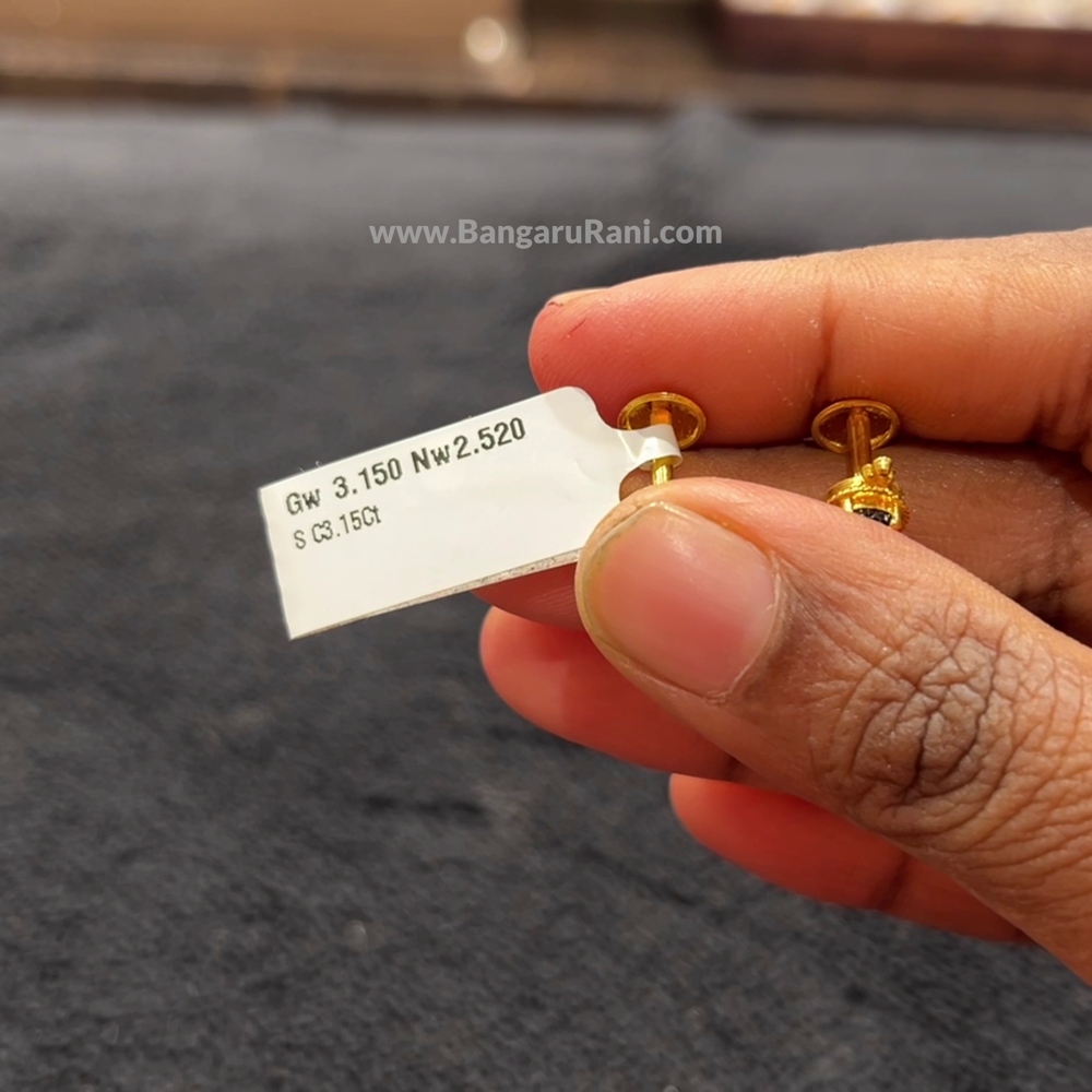 [make to order] 2.52gms EARRINGS 22K
