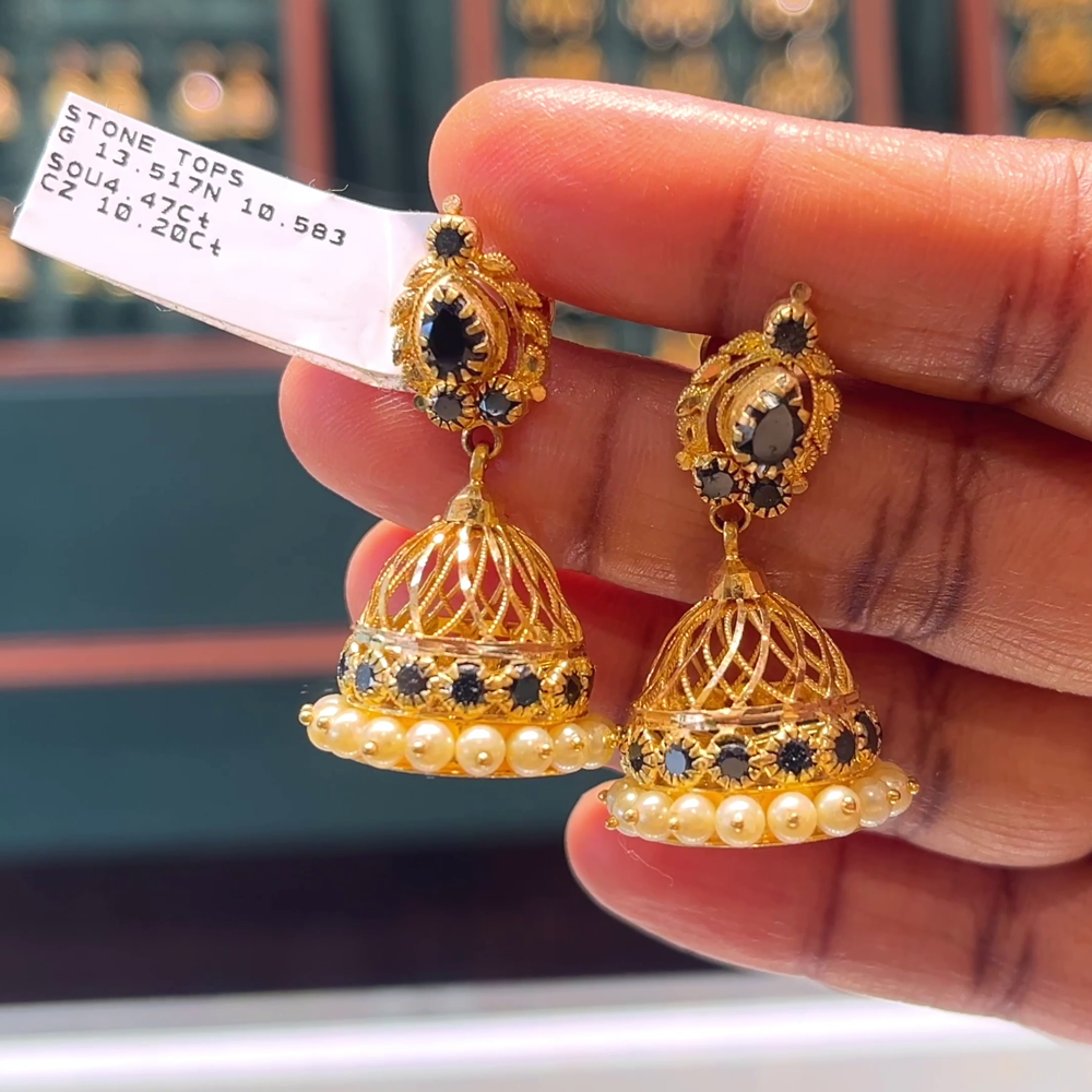 CMR 10.583gms EARRINGS 22K Yellow Gold