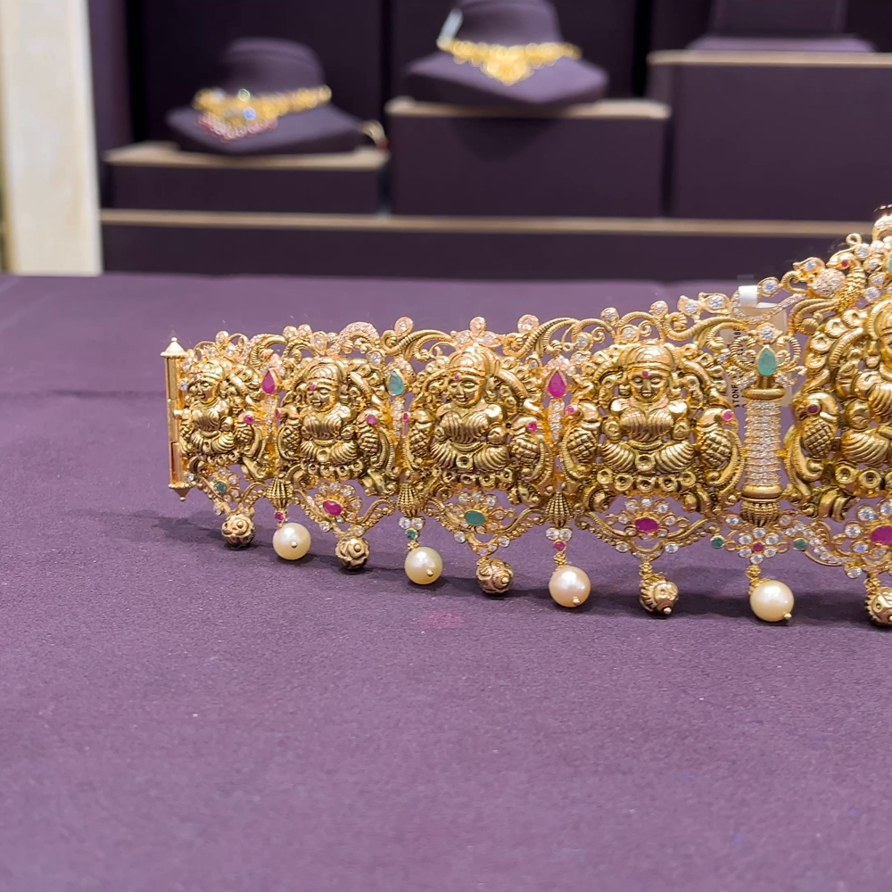 CMR 115.58gms VADDANAM 22K Nakshi