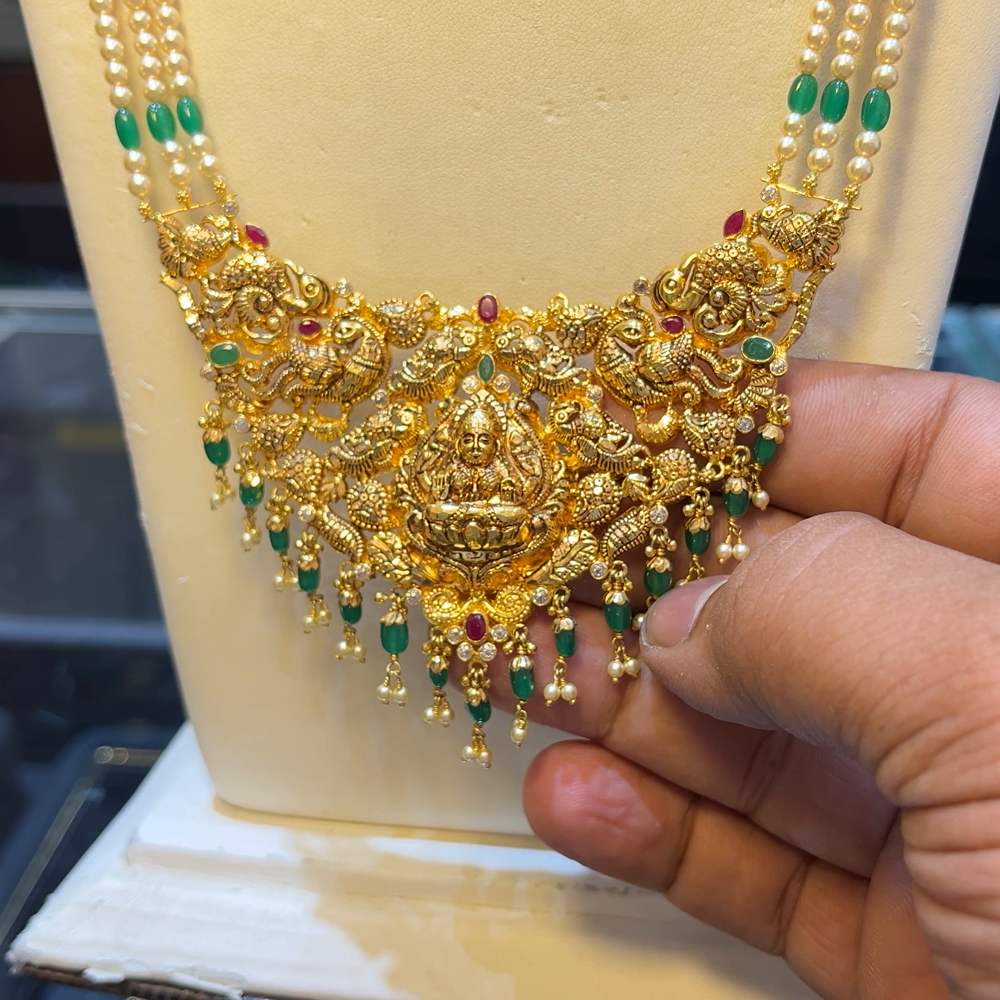 SOUTH INDIA 25.712gms HARAMS 22K Yellow Gold