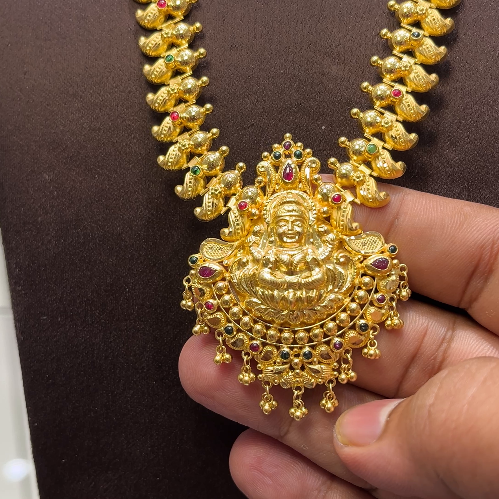 SwarnaKanchi 39.848gms HARAMS 22K Yellow Gold