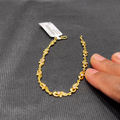 Anu Jewellers 6.717gms Bracelets 22K Yellow Gold