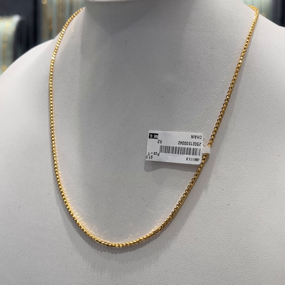 Anu Jewellers 11.414gms CHAINS 22K Yellow Gold
