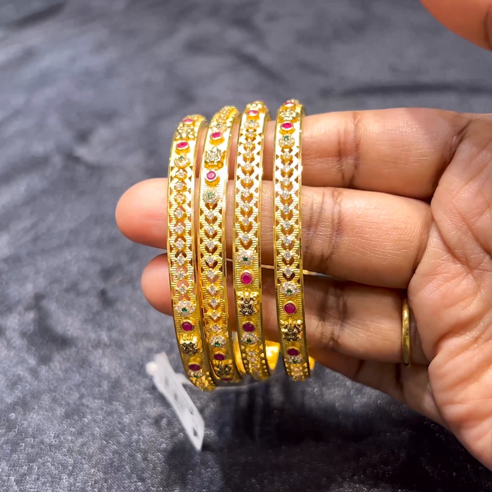 CMR 47.3gms BANGLES 22K Yellow Gold