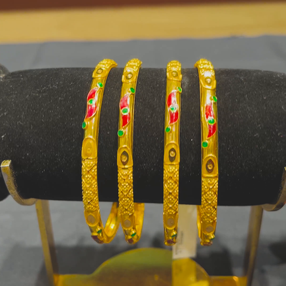 CMR 37.522gms BANGLES 22K Yellow Gold