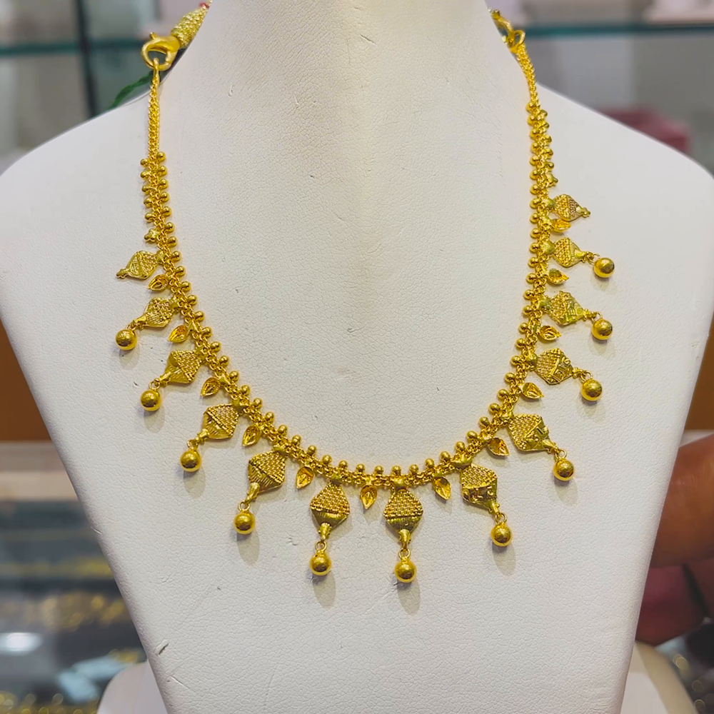 Anu Jewellers 9.046gms NECKLACE 22K Yellow Gold