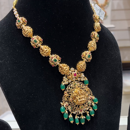 SOUTH INDIA 33.16gms NECKLACE 22K Yellow Gold