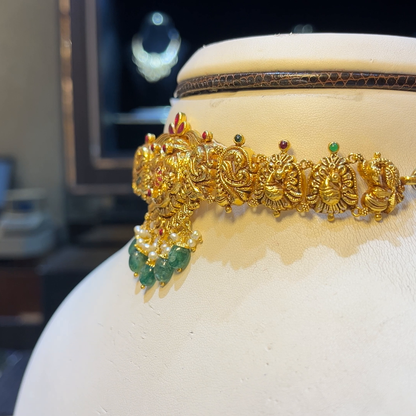 SOUTH INDIA 14.913gms CHOKER 22K Yellow Gold