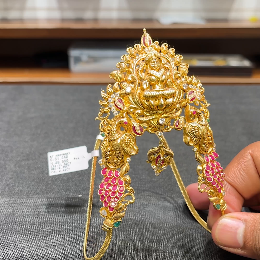 Gold Bajuband Designs Danda Vanki Gold One Gram Gold Vanki 2025