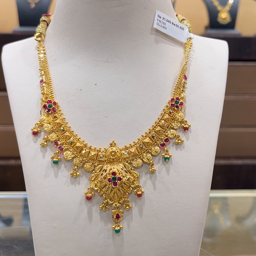 CHANDANA Brothers 20.425gms NECKLACE 22K Yellow Gold