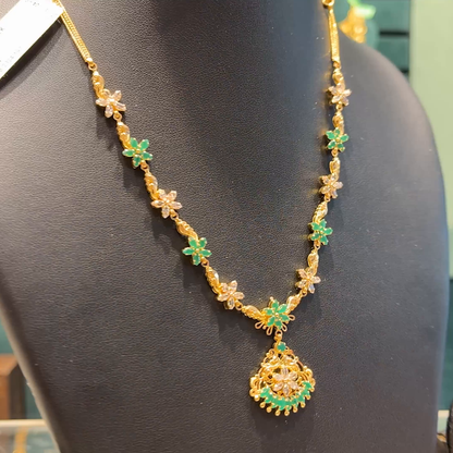 Chennai Shopping Mall 10.22gms NECKLACE 22K Yellow Gold