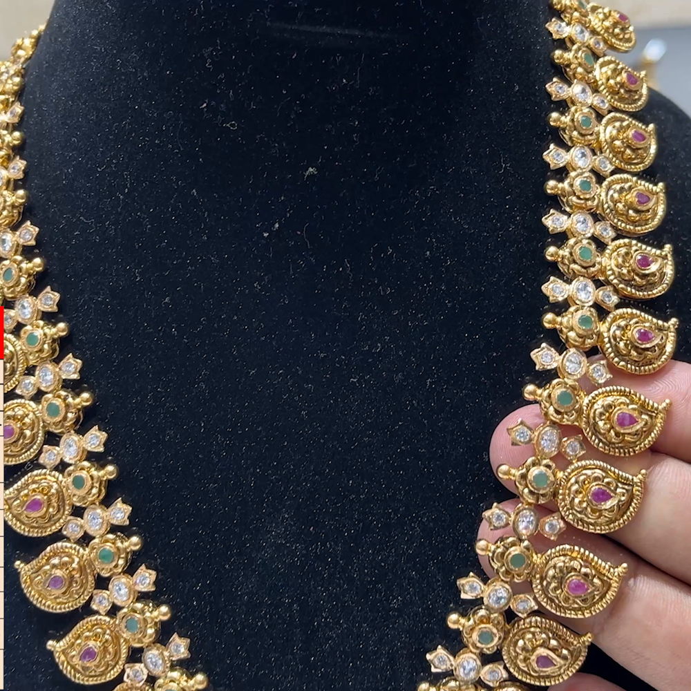 MUKUNDA JEWELLERS 91.59gms HARAMS 22K Yellow Gold