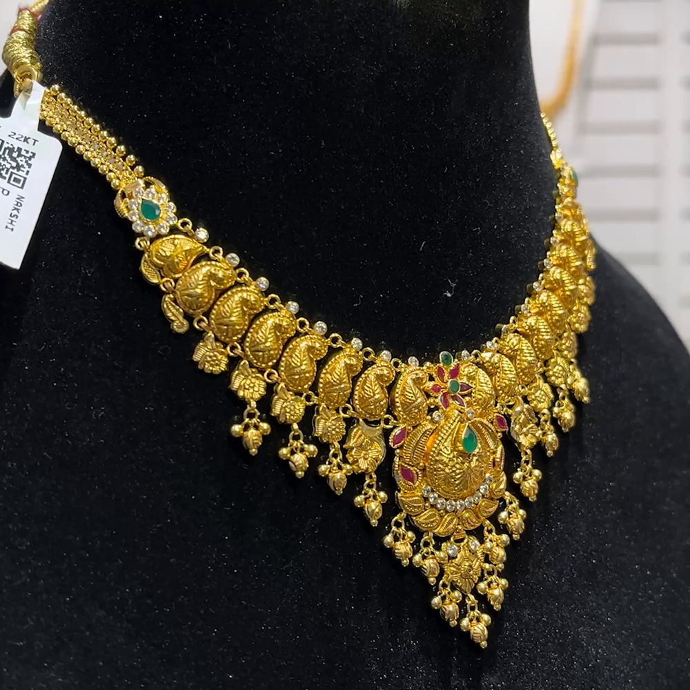 SOUTH INDIA 15.41gms NECKLACE 22K Yellow Gold