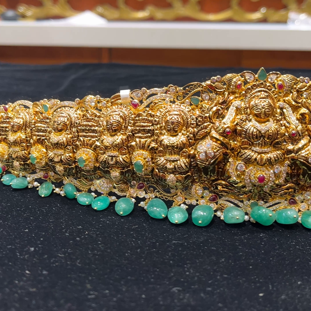 RS BROTHERS 106.986gms VADDANAM 22K Yellow Gold