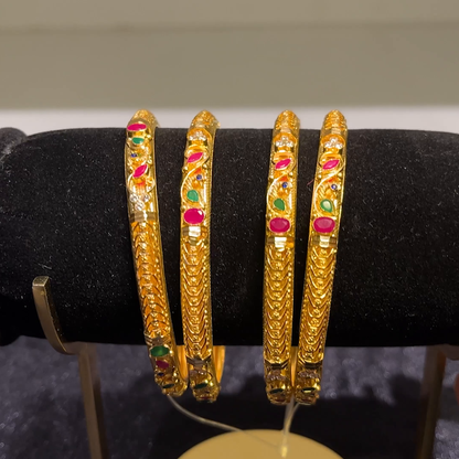 CMR 53.059gms BANGLES 22K Yellow Gold