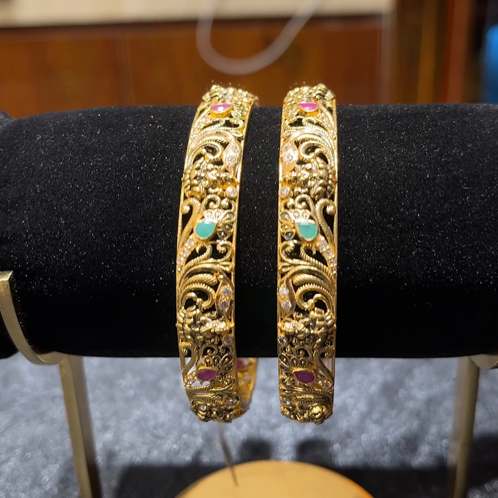 MUKUNDA JEWELLERS 20.472gms BANGLES 22K Yellow Gold