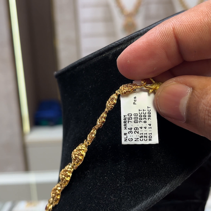 SOUTH INDIA 29.888gms HARAMS 22K Yellow Gold