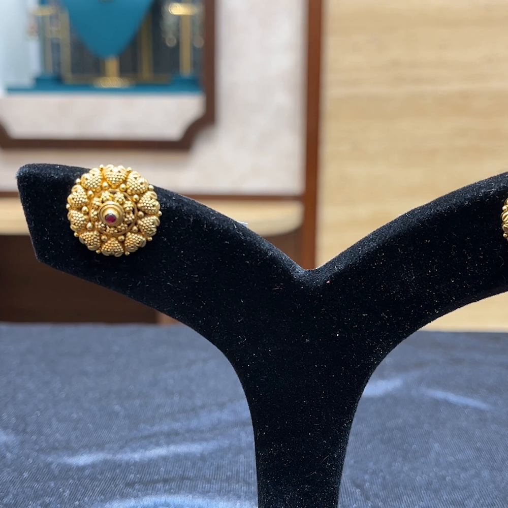 Chennai Shopping Mall 5.807gms EARRINGS 22K Yellow Gold