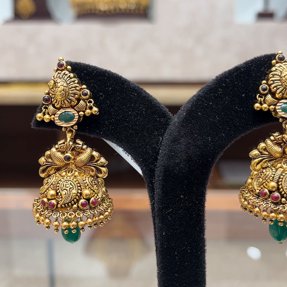 Chennai Shopping Mall 20.97gms EARRINGS 22K Yellow Gold