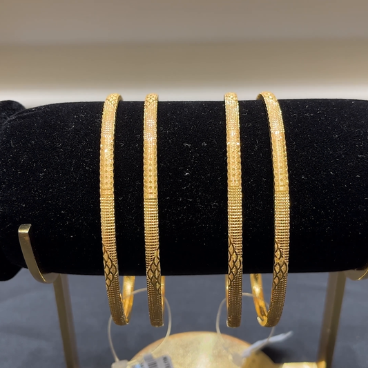 Anu Jewellers 17.129gms BANGLES 22K Yellow Gold