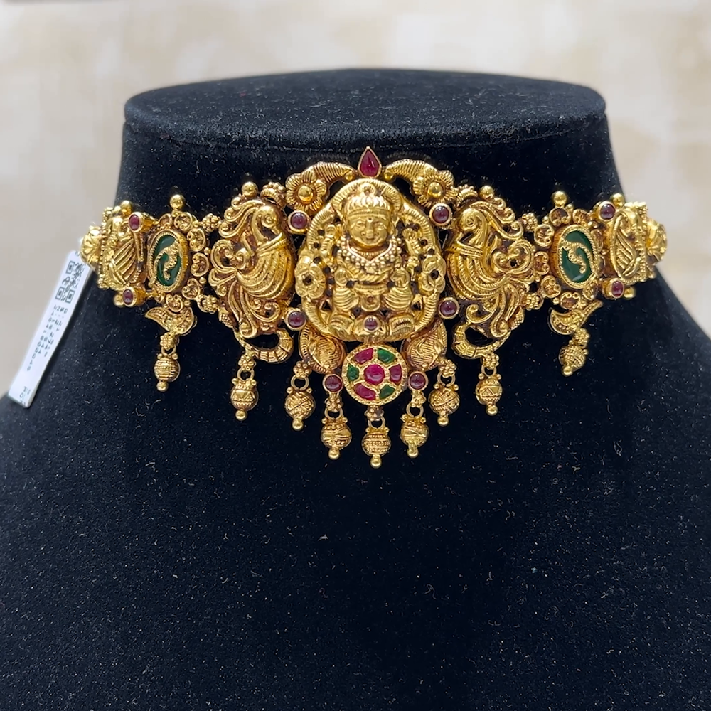 MUKUNDA JEWELLERS 19.544gms CHOKER 22K Yellow Gold