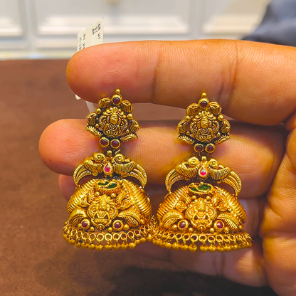 SRI RAM 18.484gms EARRINGS 22K Yellow Gold