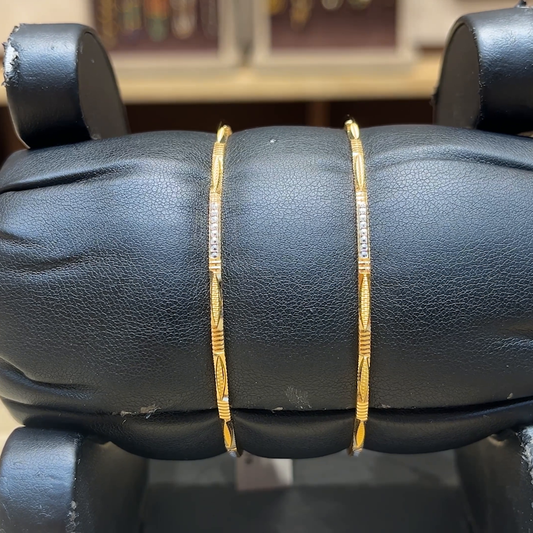 Chennai Shopping Mall 16.749gms BANGLES 22K Yellow Gold