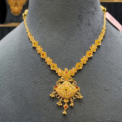 Kriya Jewellers 14.648gms NECKLACE 22K Yellow Gold