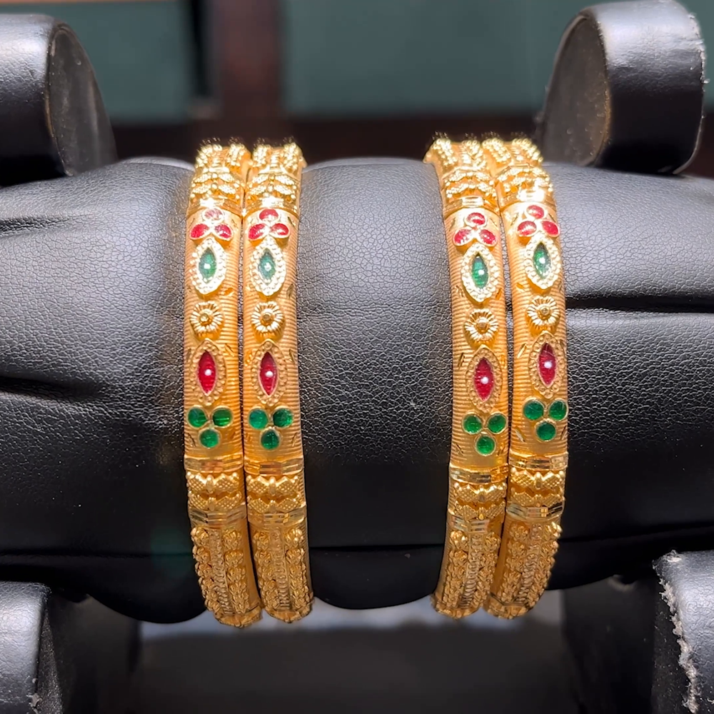 CMR 52.455gms BANGLES 22K Yellow Gold