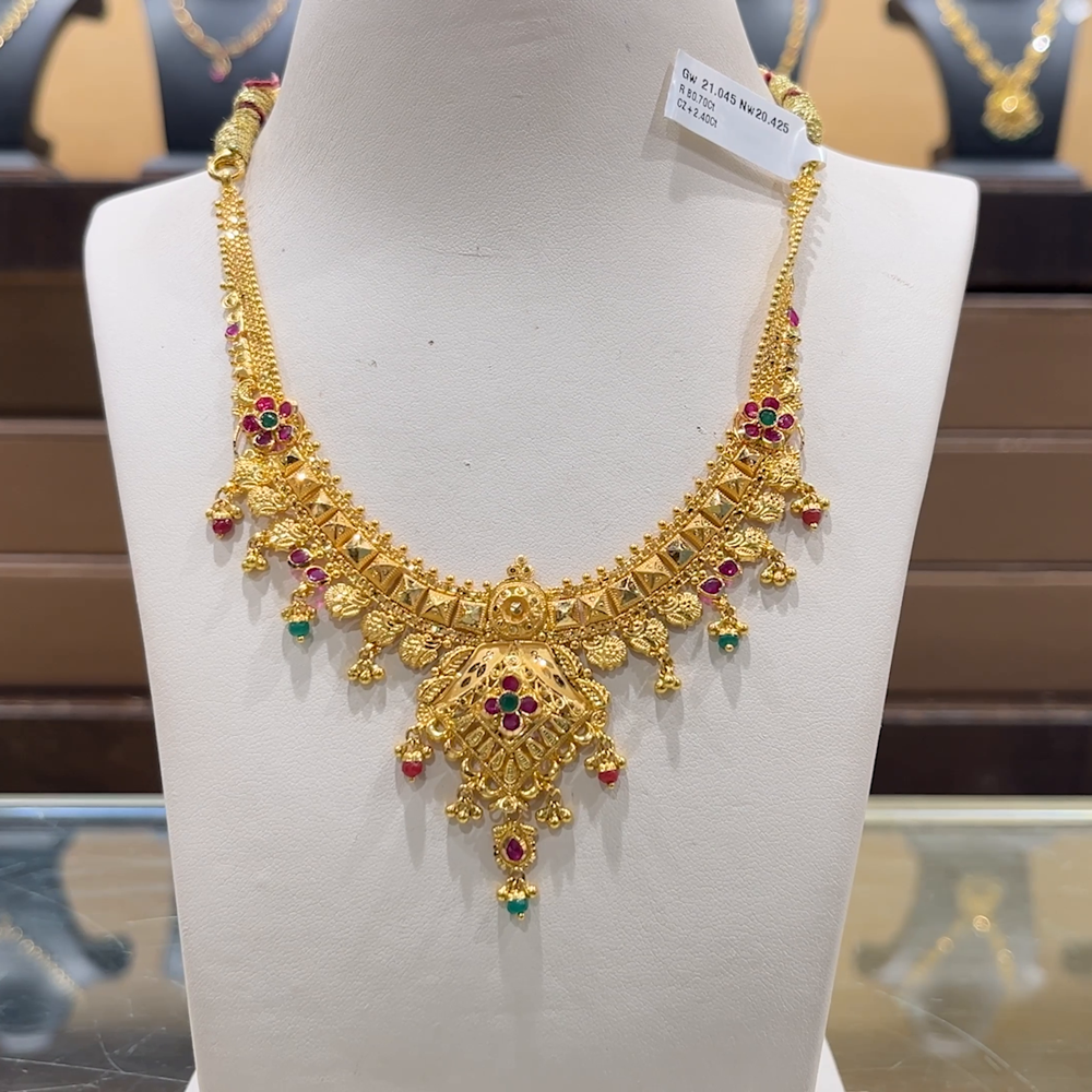 CHANDANA Brothers 20.425gms NECKLACE 22K Yellow Gold