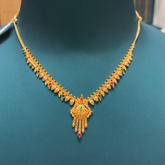 Chennai Shopping Mall 17.27gms NECKLACE 22K Yellow Gold