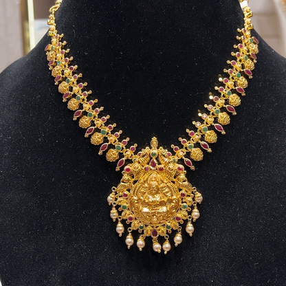 SOUTH INDIA 23.84gms NECKLACE 22K Yellow Gold