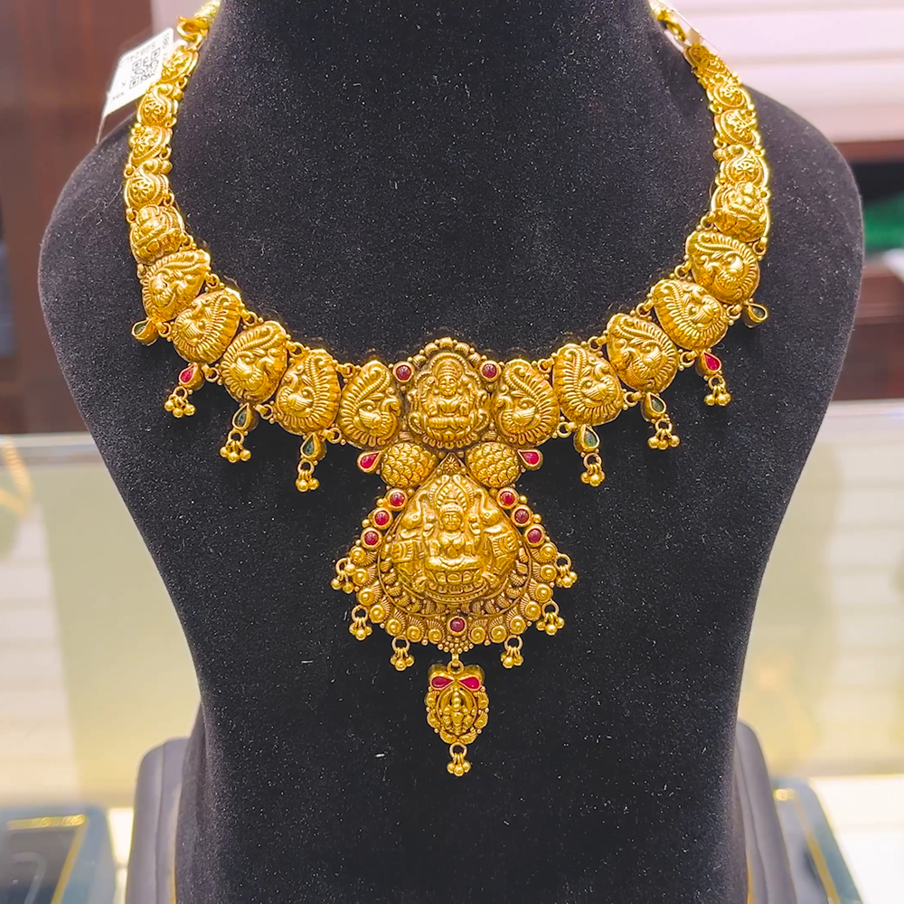 SOUTH INDIA 30.555gms NECKLACE 22K Yellow Gold