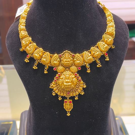 SOUTH INDIA 30.555gms NECKLACE 22K Yellow Gold