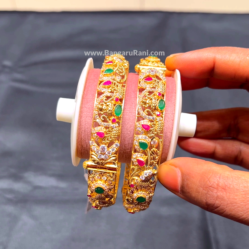 Anu Jewellers 51.205gms BANGLES 22K Yellow Gold