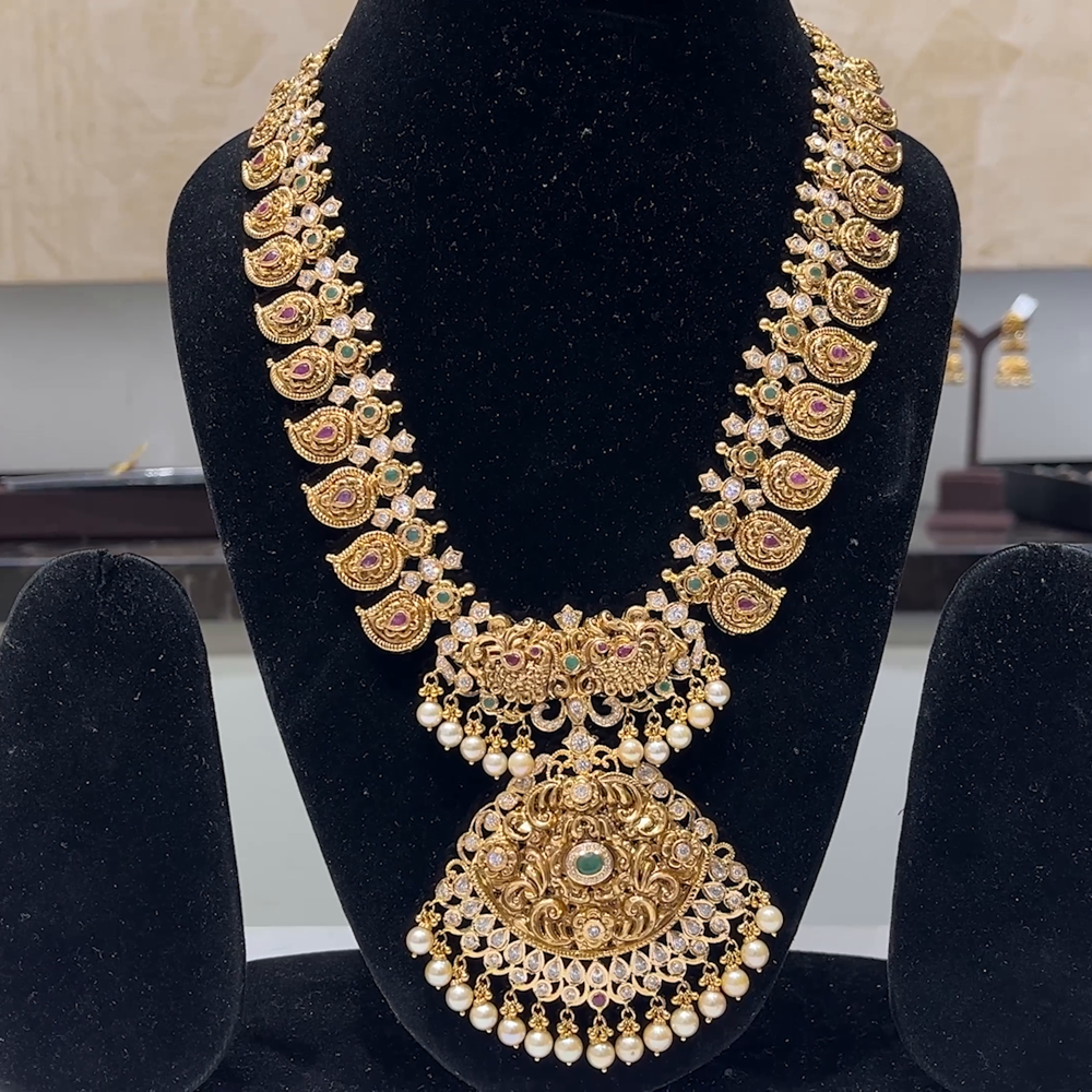 MUKUNDA JEWELLERS 91.59gms HARAMS 22K Yellow Gold