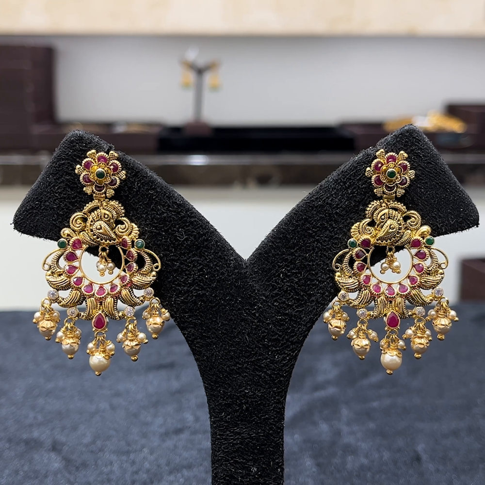 MUKUNDA JEWELLERS 12.61gms EARRINGS 22K Yellow Gold