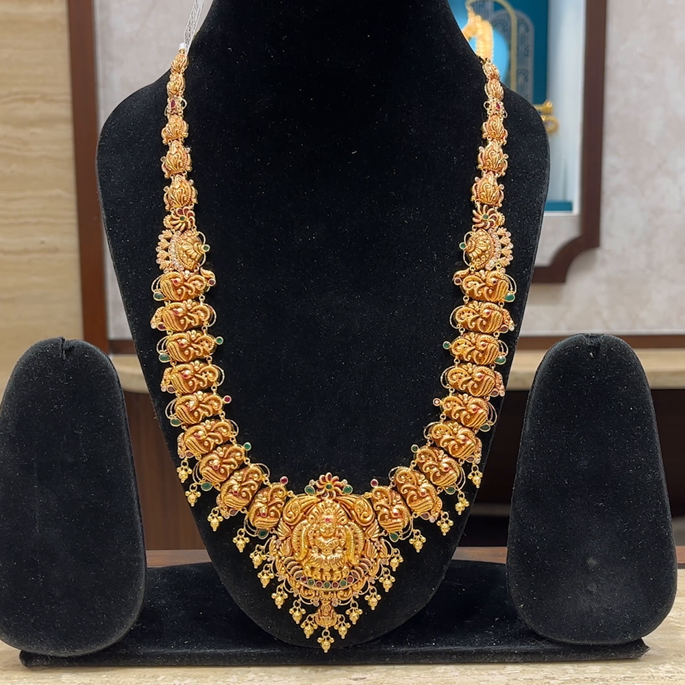 Chennai Shopping Mall 45.87gms HARAMS 22K Yellow Gold