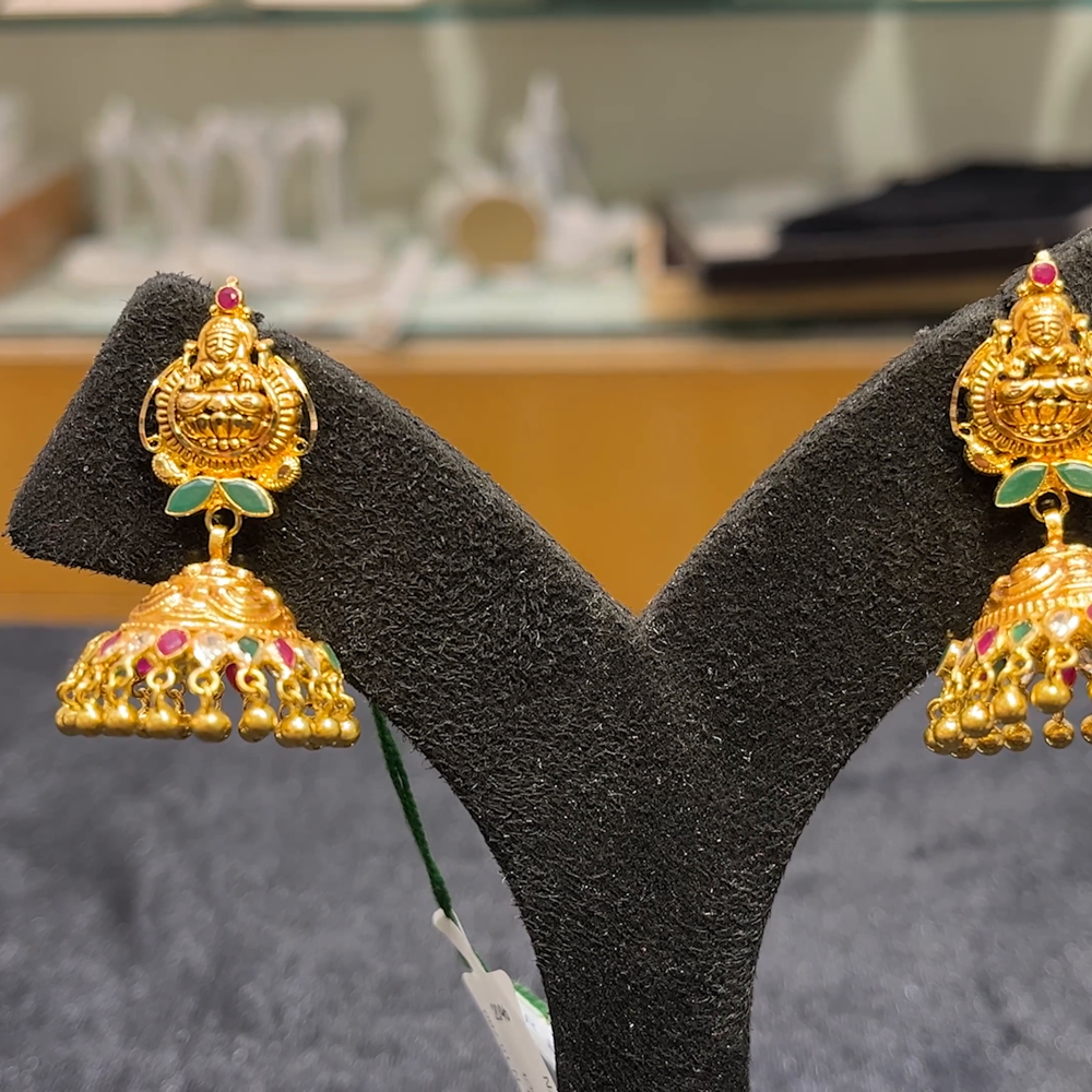 Anu Jewellers 10.76gms EARRINGS 22K Yellow Gold