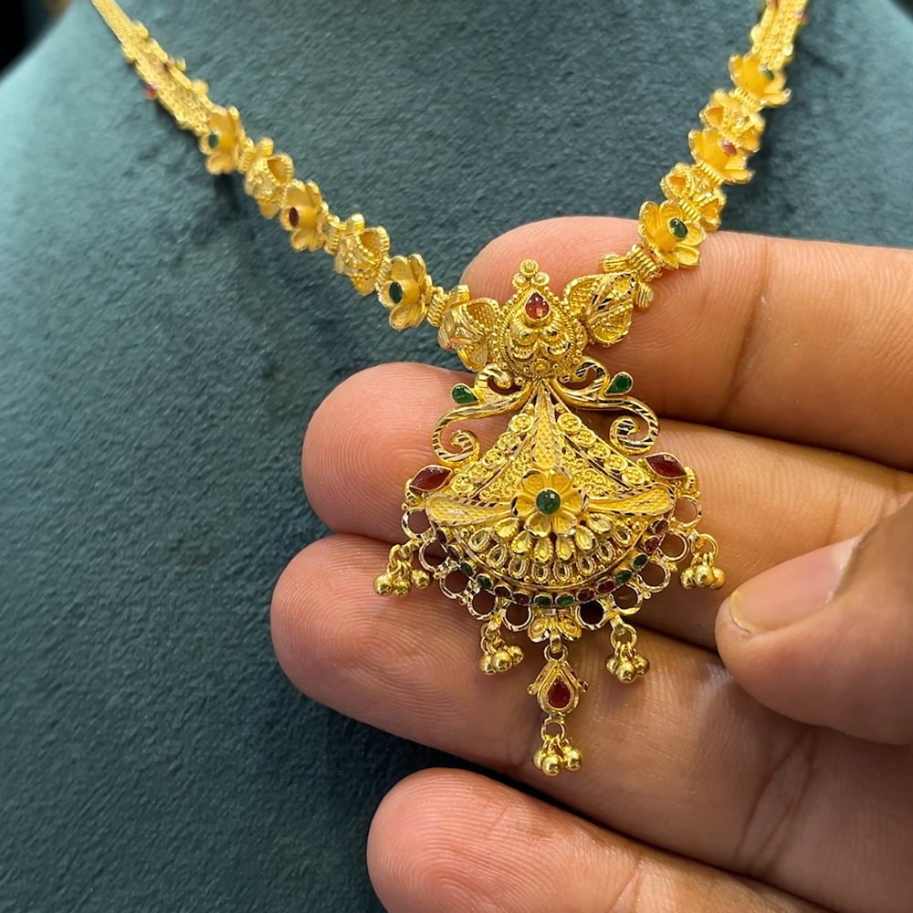 Kriya Jewellers 14.648gms NECKLACE 22K Yellow Gold