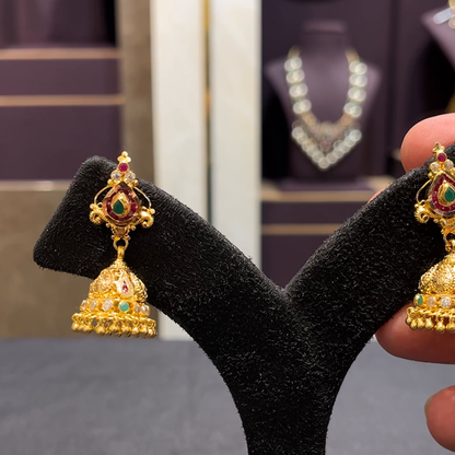 CMR 12.404gms EARRINGS 22K Yellow Gold