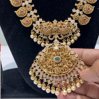 MUKUNDA JEWELLERS 91.59gms HARAMS 22K Yellow Gold