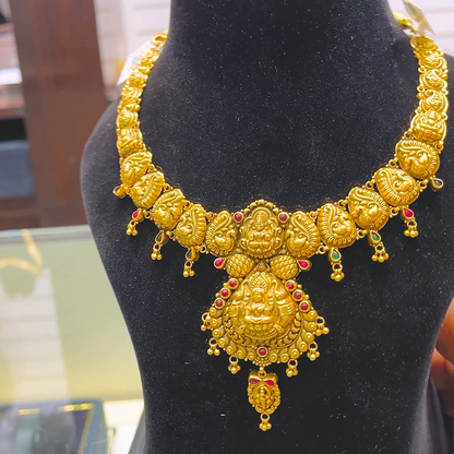 SOUTH INDIA 30.555gms NECKLACE 22K Yellow Gold