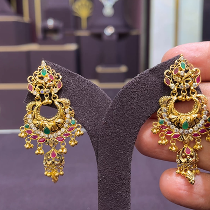 CMR 13.097gms EARRINGS 22K Yellow Gold