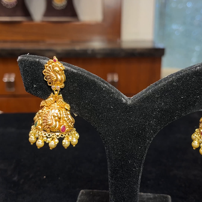 SRI RAM 15.958gms EARRINGS 22K Yellow Gold