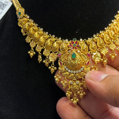 SOUTH INDIA 15.41gms NECKLACE 22K Yellow Gold